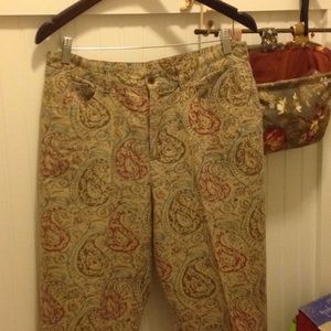 Ralph Lauren Paisley pants
